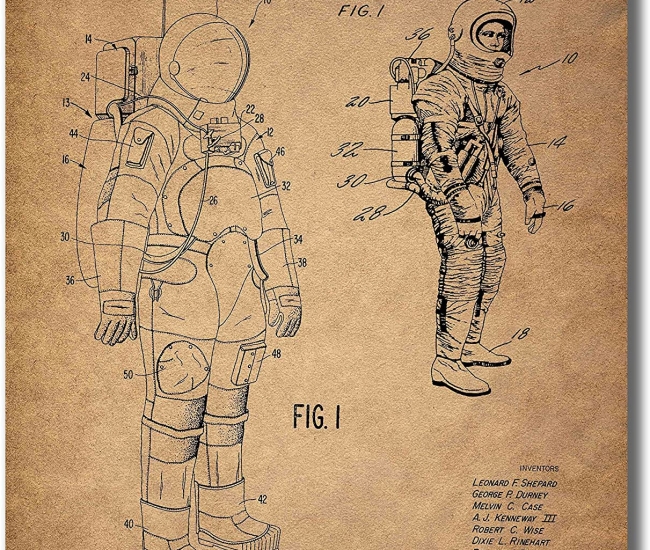 Historical Space Patent Prints